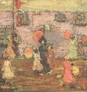 Maurice Prendergast The Grand Canal, Venice Spain oil painting artist